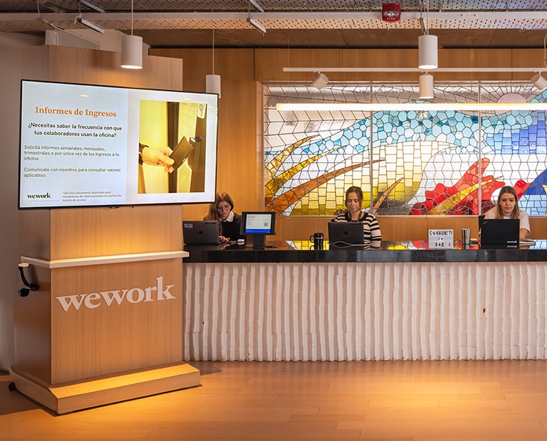 O Dex Manager otimiza a experiência WeWork na Argentina, Chile e Colômbia.